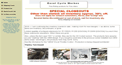 Desktop Screenshot of excelcyclewerkes.com